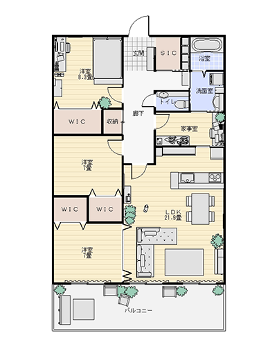 間取りデザインプラン